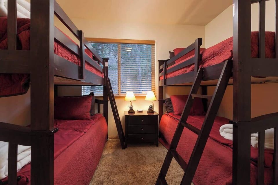 Two sets of twin bunk beds, great for kids! Located on third floor