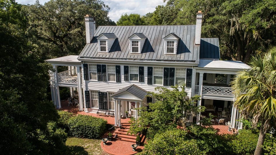 My father's historic house on the property