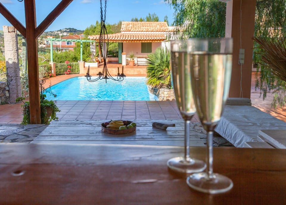 Swimming pool from patio