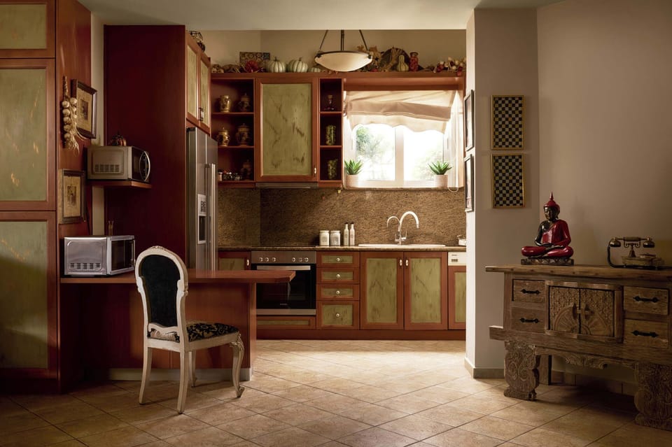 The lower level 2nd available fully equipped kitchen. 