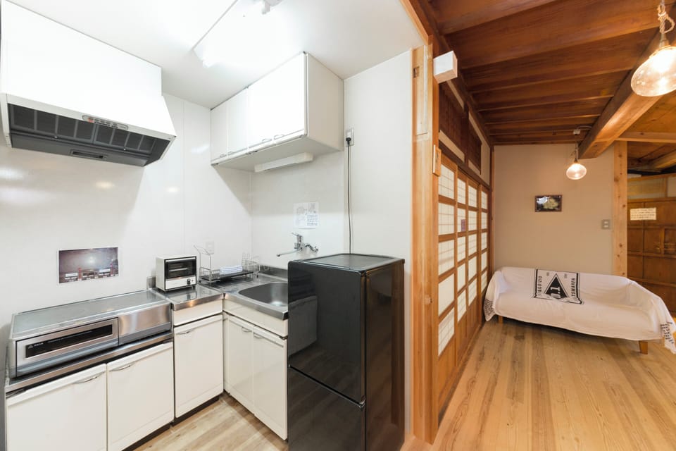 Studio Apartment (Tsubaki), Non Smoking | Private kitchen | Electric kettle