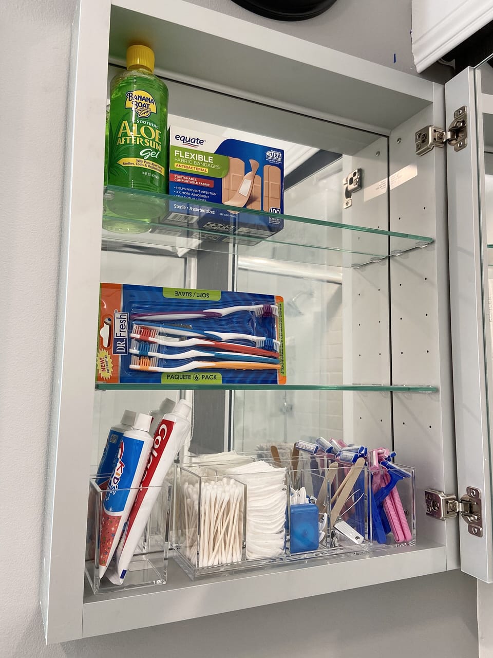 2 bathrooms stocked in pic plus  shampoo, conditioner, body wash, blow dryer 