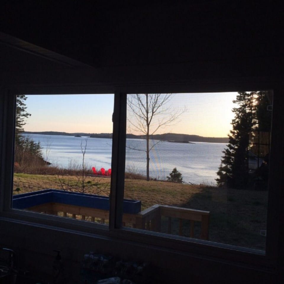 VIEW FROM SCREENED IN PORCH