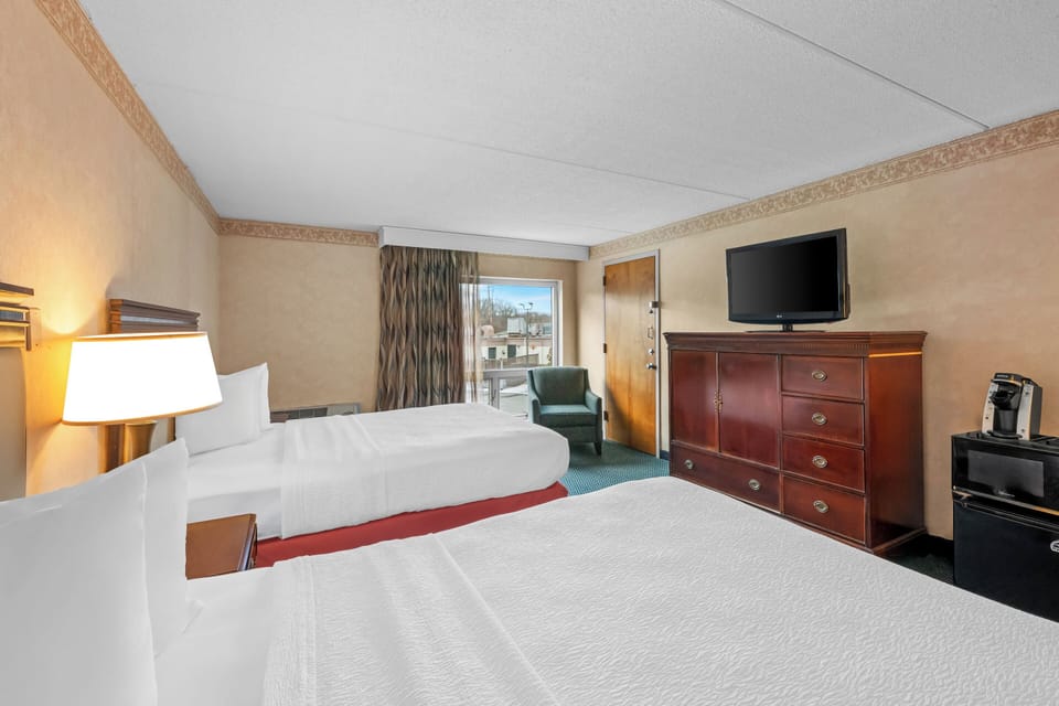 Standard Room, 2 Queen Beds, Accessible, Non Smoking | Premium bedding, in-room safe, blackout drapes, iron/ironing board