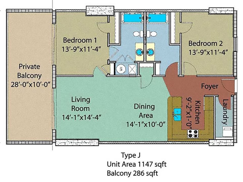 Condo layout