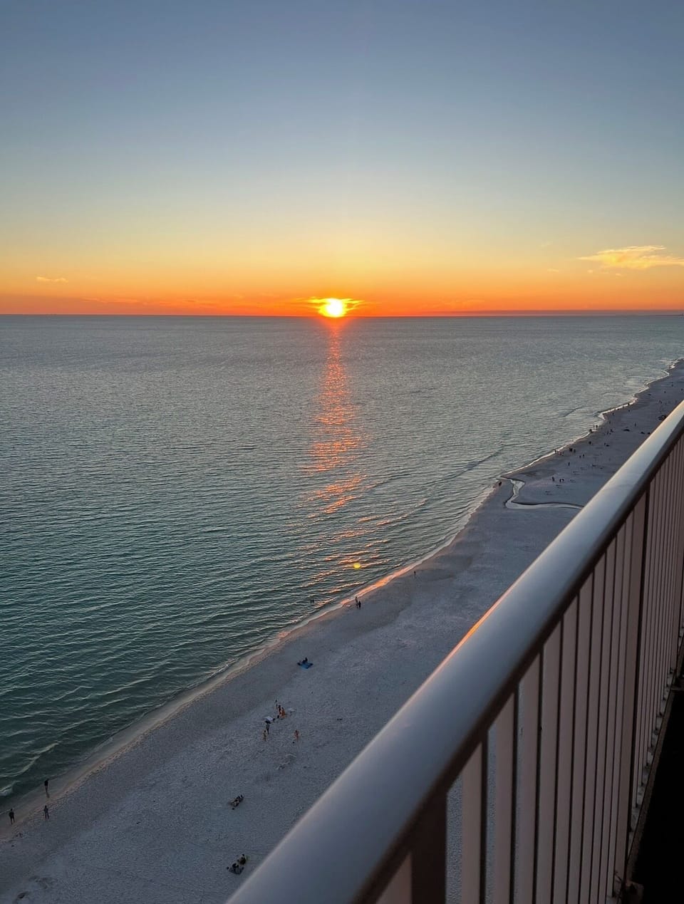Sunset from balcony
