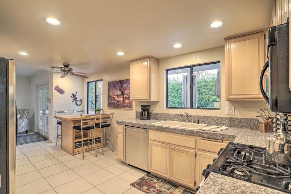 Kitchen | Fully Equipped w/ Cooking Basics | Dishware/Flatware | 1st Floor
