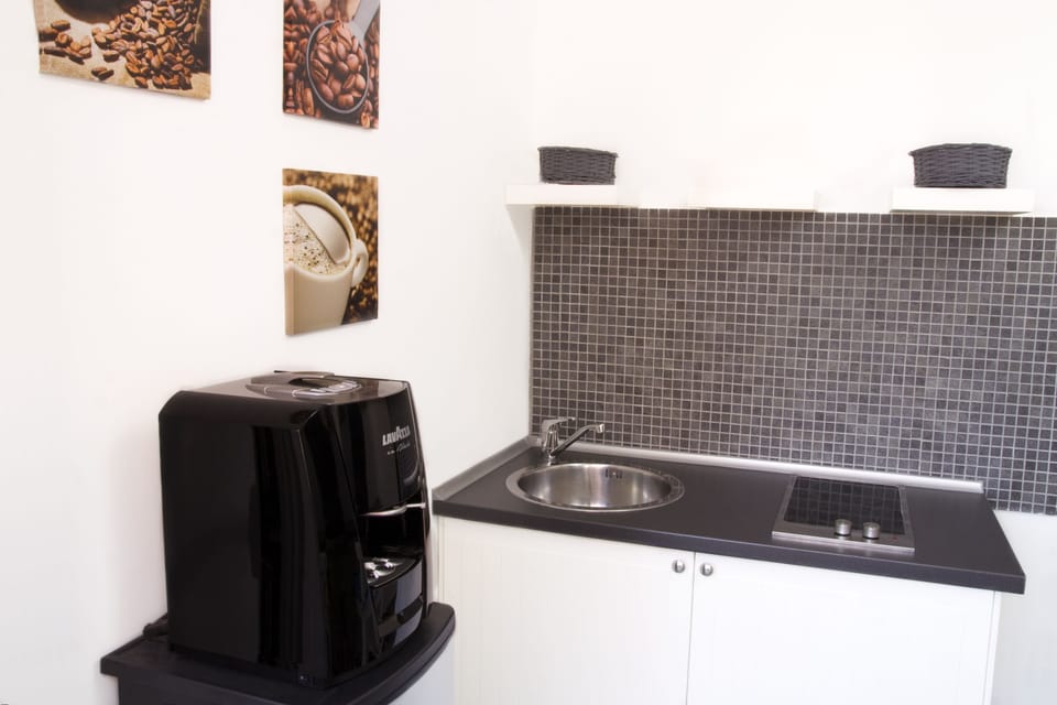 Classic Double Room | Private kitchenette | Fridge, coffee/tea maker, electric kettle