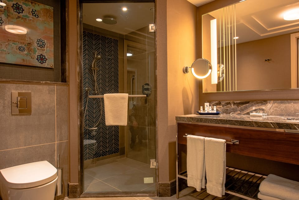 Standard Double Room | Bathroom | Bathtub, free toiletries, hair dryer, bathrobes