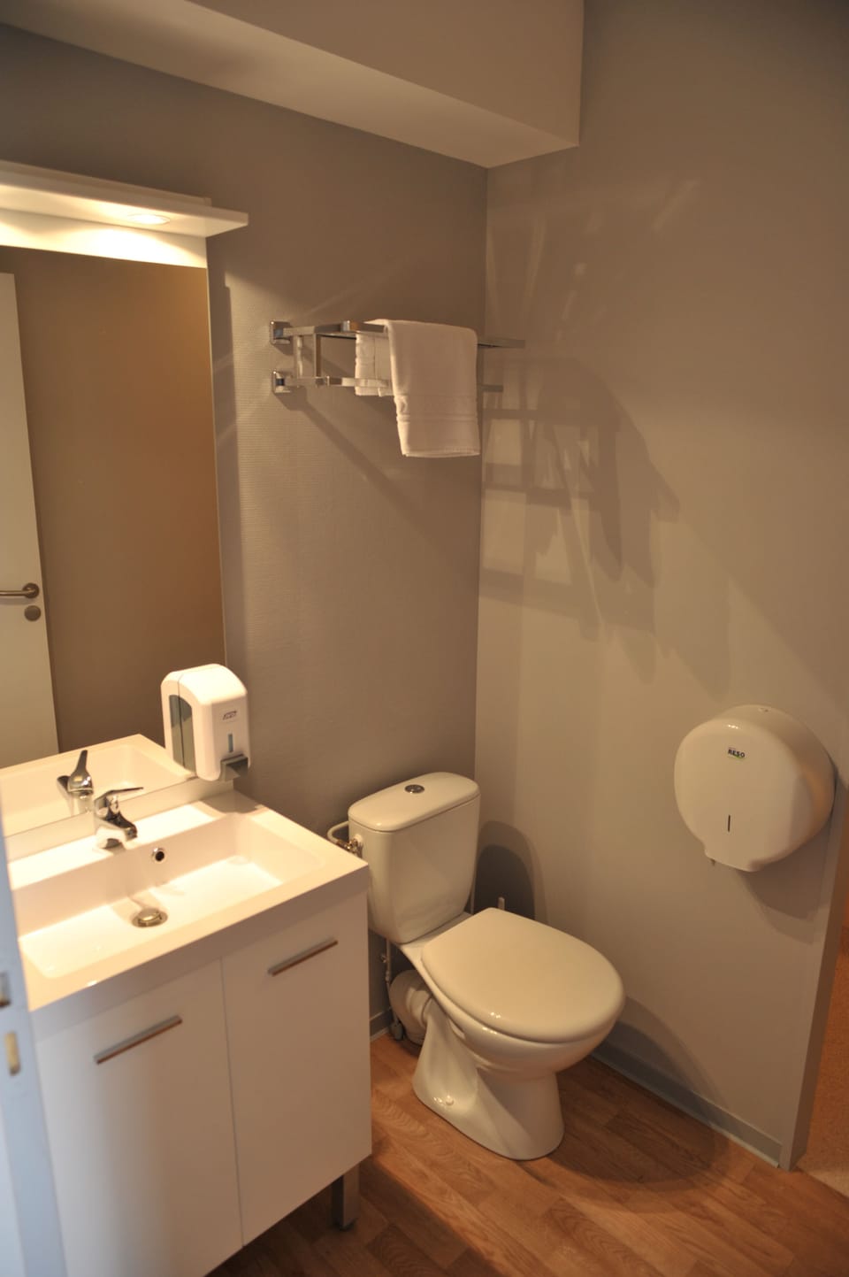 Shower, hair dryer