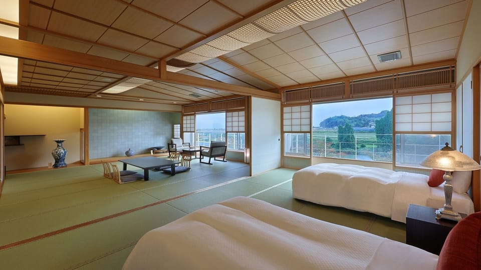 Premium Villa, 1 Bedroom, Non Smoking, River View (Japanese Western Style, Villa Dewa Sanzan) | Premium bedding, in-room safe, desk, WiFi (free)
