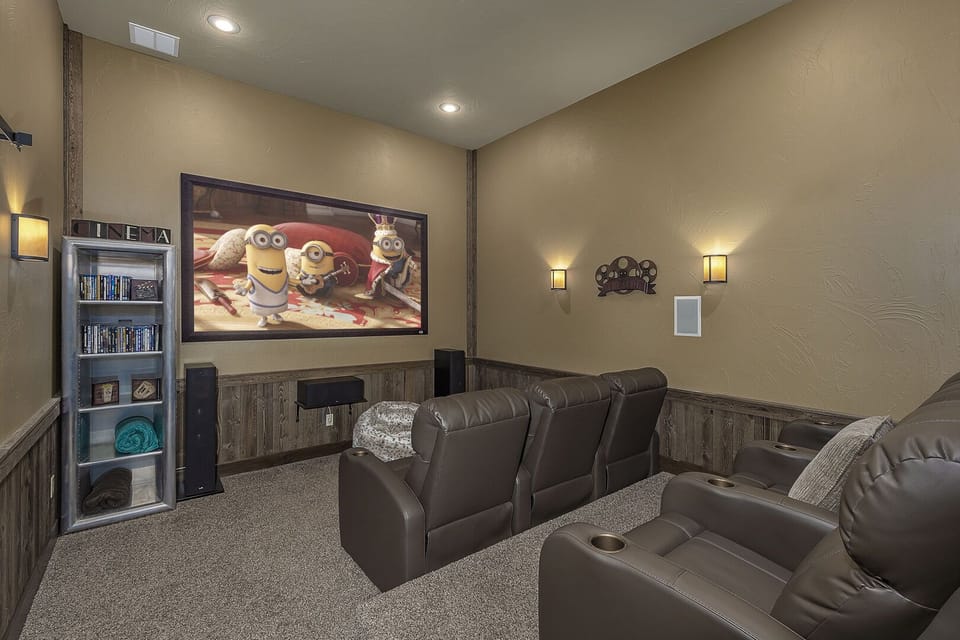 Personal Movie Theater downstairs!