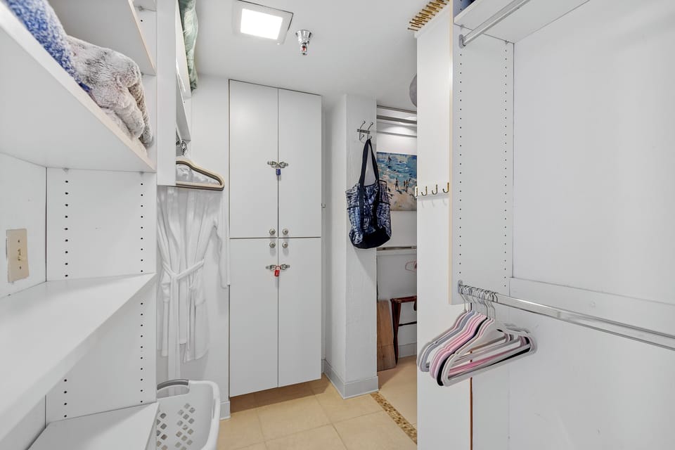 Primary closet