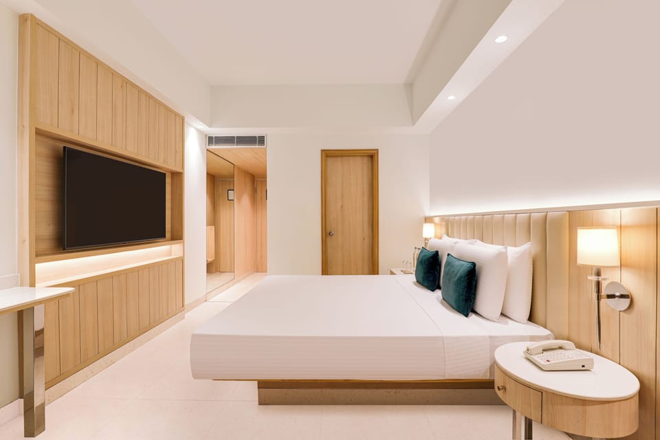 Premium bedding, memory foam beds, minibar, in-room safe