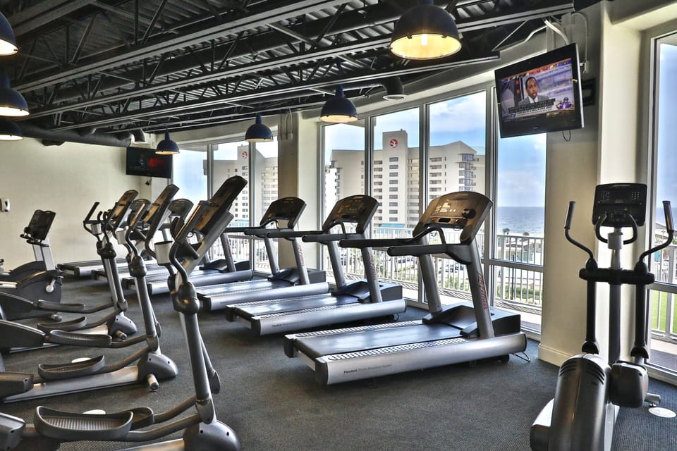Two-story tall gym