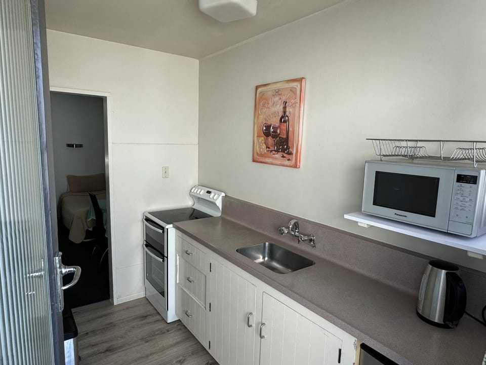 Family Apartment, 2 Bedrooms | Private kitchen | Coffee/tea maker, fridge, microwave, oven