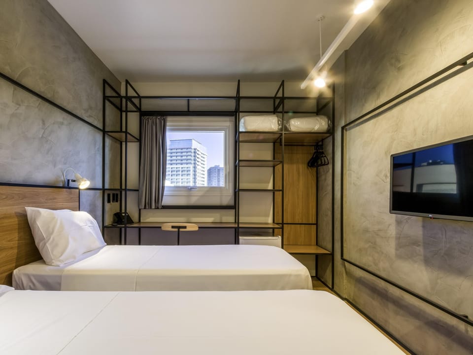 Apartment, 2 Twin Beds | Desk, blackout drapes, soundproofing, free WiFi