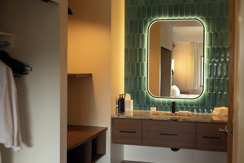Deluxe Suite | Bathroom | Shower, hair dryer, towels