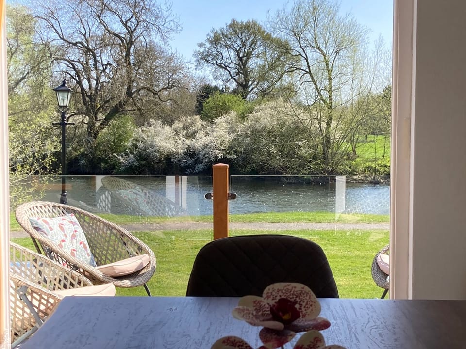 French doors to deck