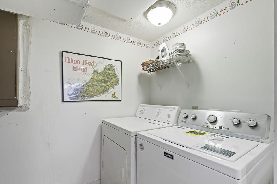 Full size laundry in villa
