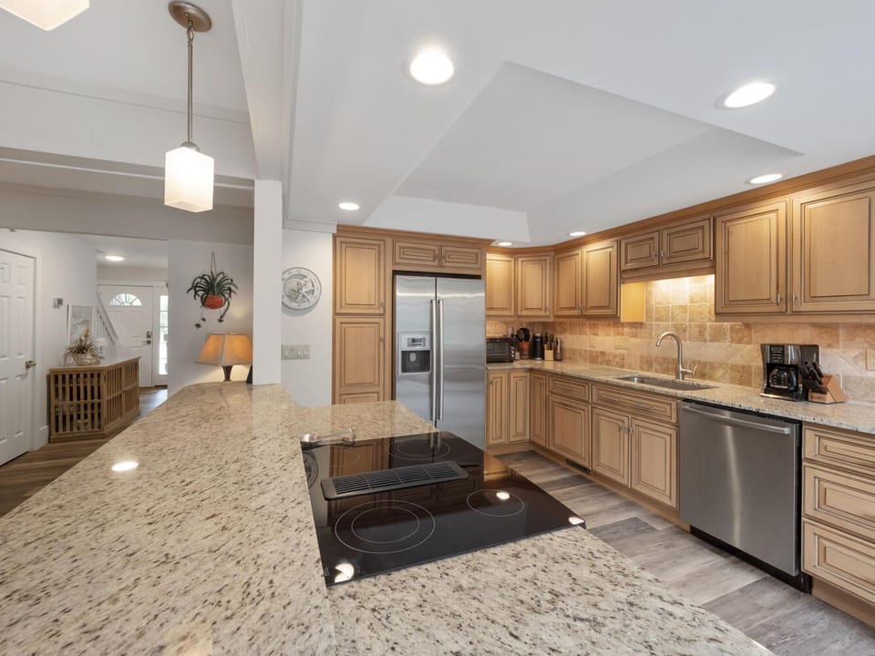 Fully Equipped Kitchen with Stainless Appliances