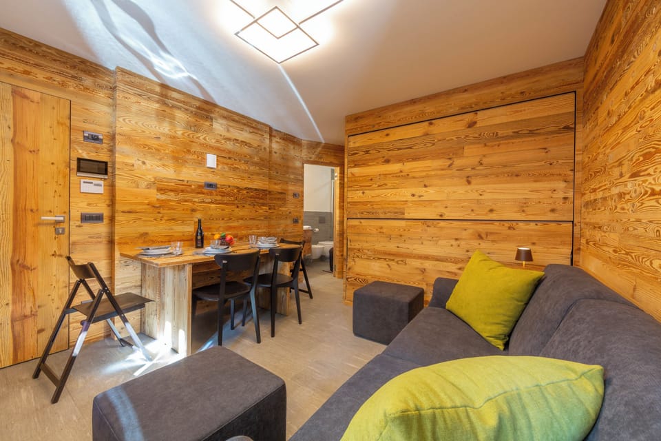 Family Apartment, 1 Bedroom, Microwave (Marlies Ski in - Ski out 50m) | Living area | 24-inch flat-screen TV with satellite channels, TV