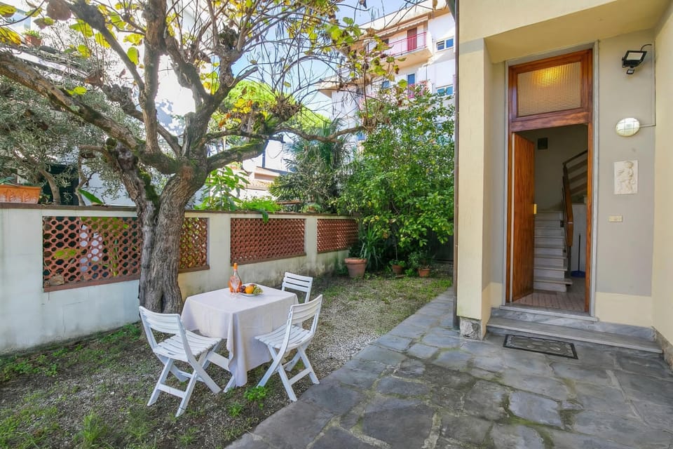 Family House, 2 Bedrooms, Balcony, Mountainside (Casa Vittoria 800m from sea) | Outdoor dining
