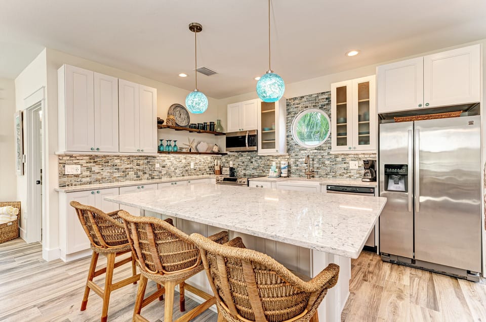 Hop Skip and a Beach Kitchen Island