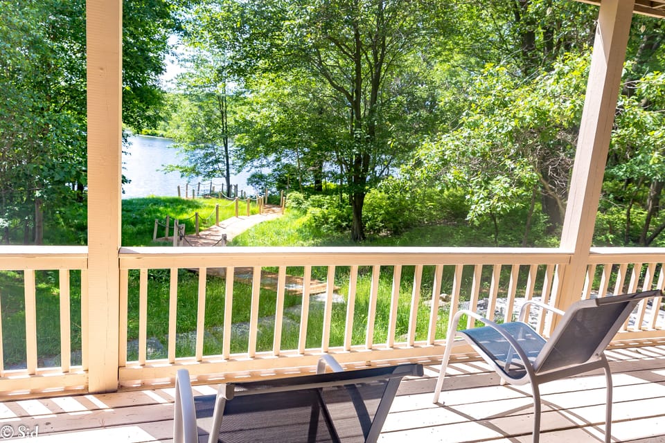 Lower level deck
