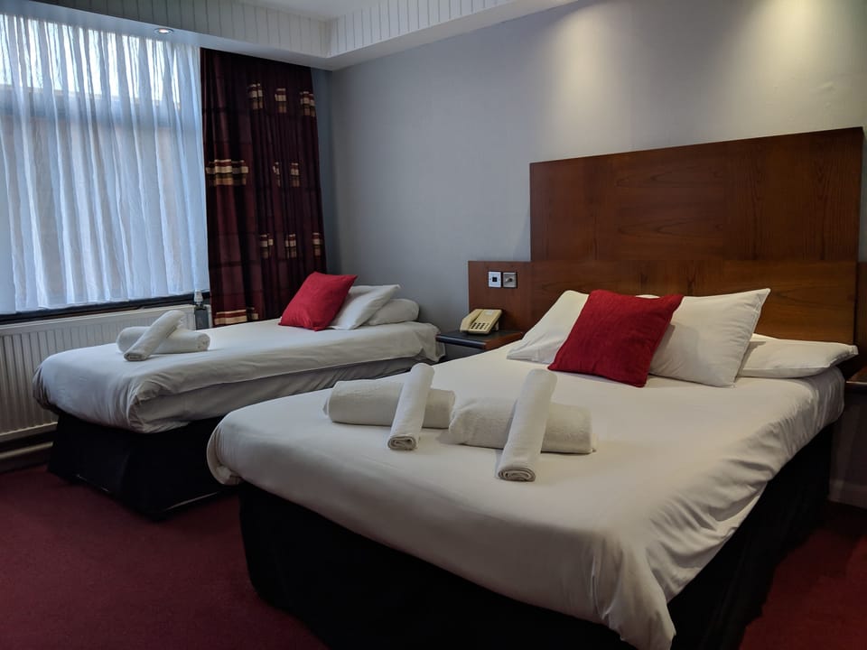 In-room safe, desk, iron/ironing board (on request), WiFi (free)