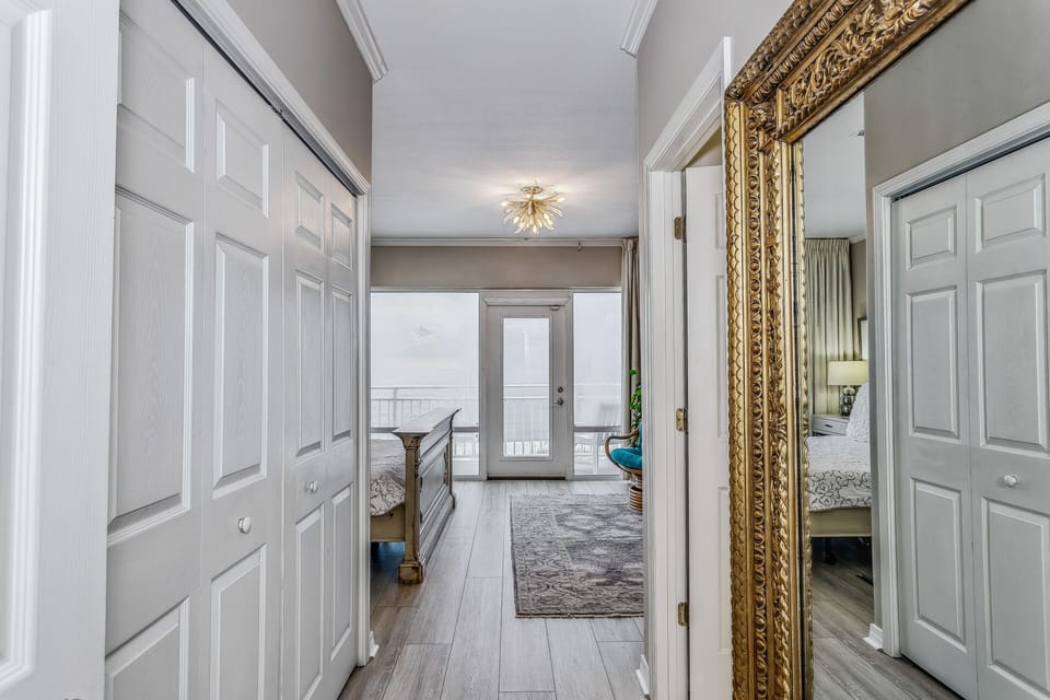 Hallway to master bedroom 