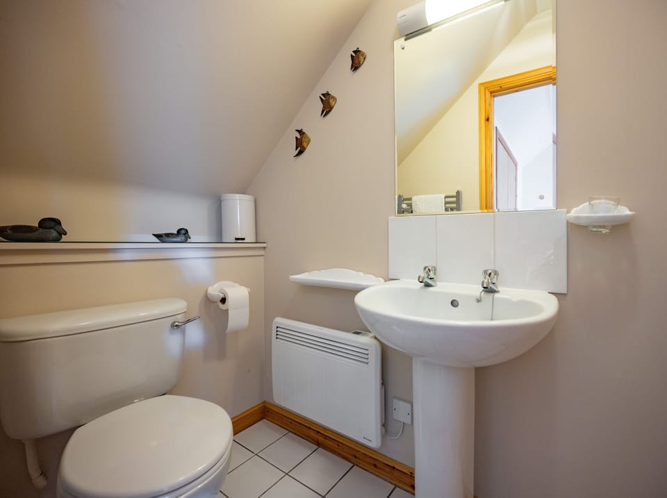 Master Bedroom (Upstairs) En Suite Shower
