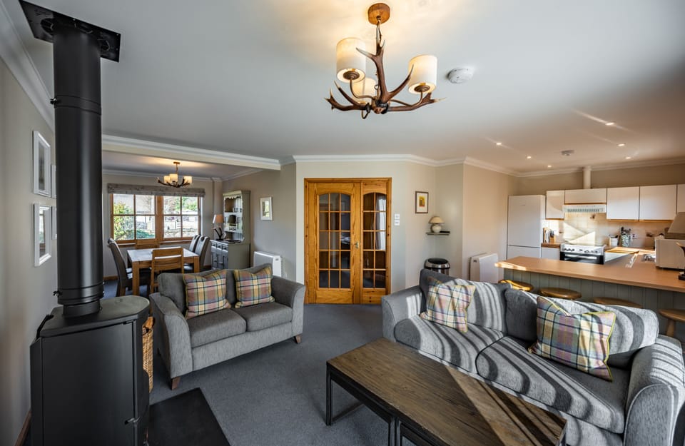 Open Plan Living Room + Kitchen + Dining