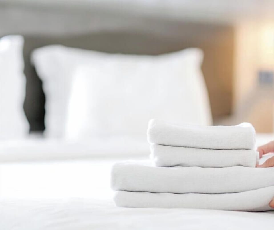 Fresh towels and a perfectly made bed await your arrival, ensuring you'll feel pampered from the moment you step through the door.