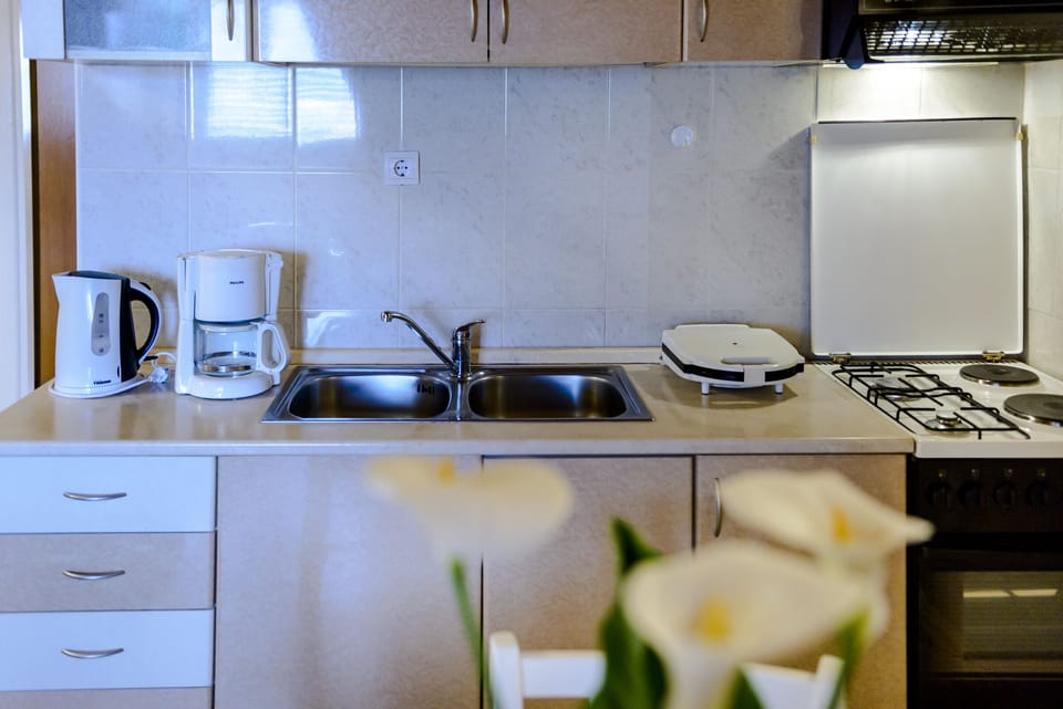 Apartment (Apartment Matic - Two-Bedroom Apartme) | Private kitchen | Fridge, microwave, stovetop, dishwasher