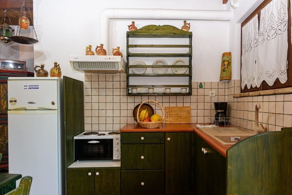 Experience culinary convenience in our fully equipped kitchen