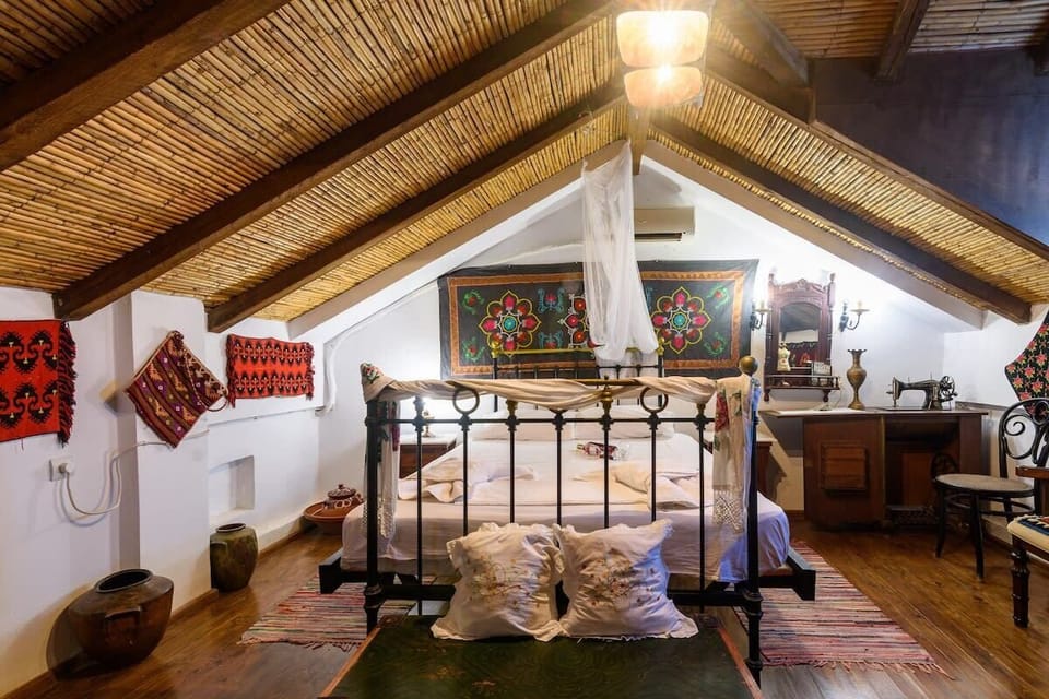 Indulge in the spacious comfort of the bedroom, featuring a cozy double bed