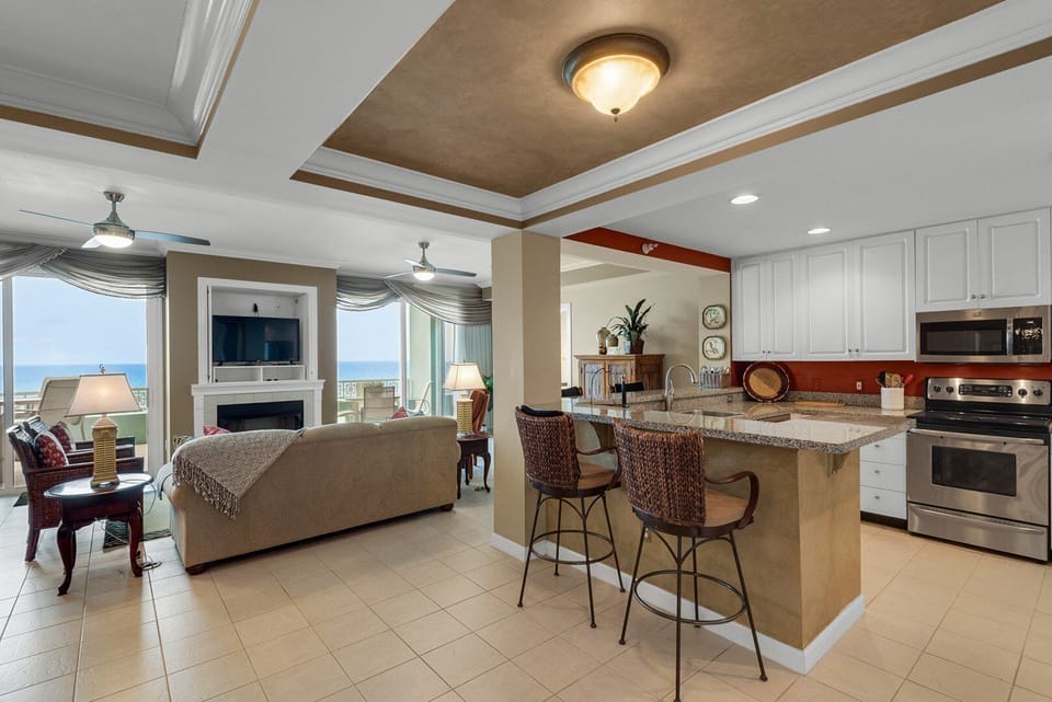 Kitchen and Living Room