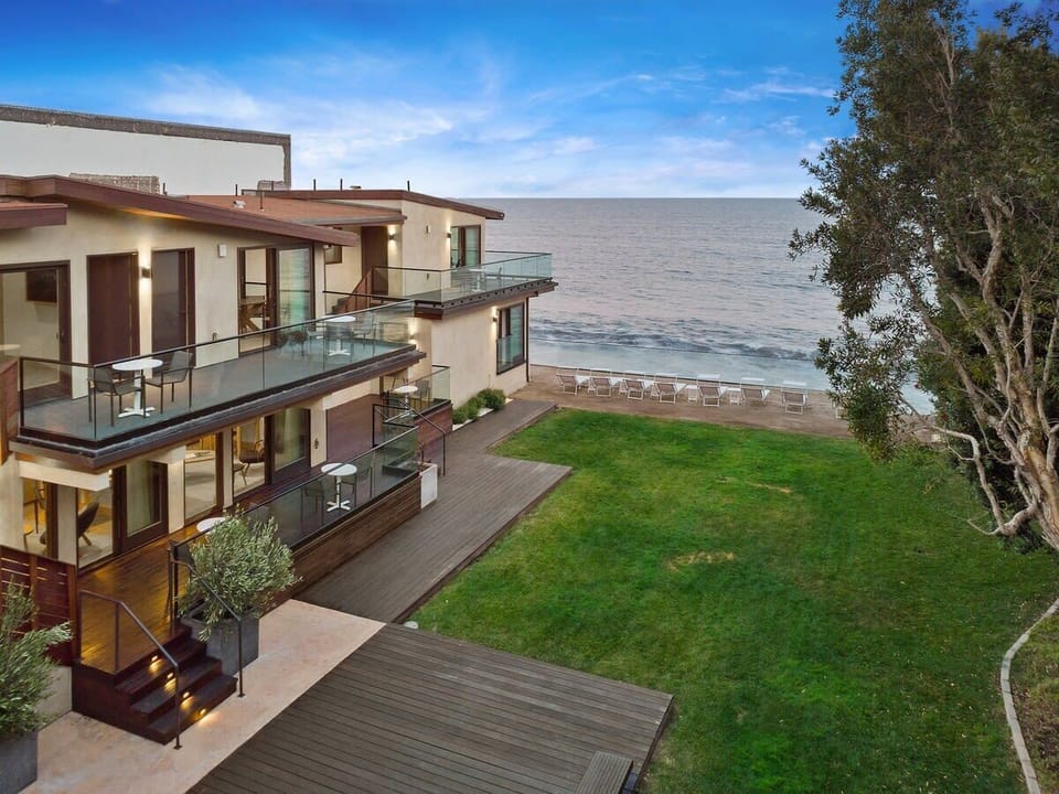 Expansive grassy area to stretch and reconnect as you feel the ocean breeze