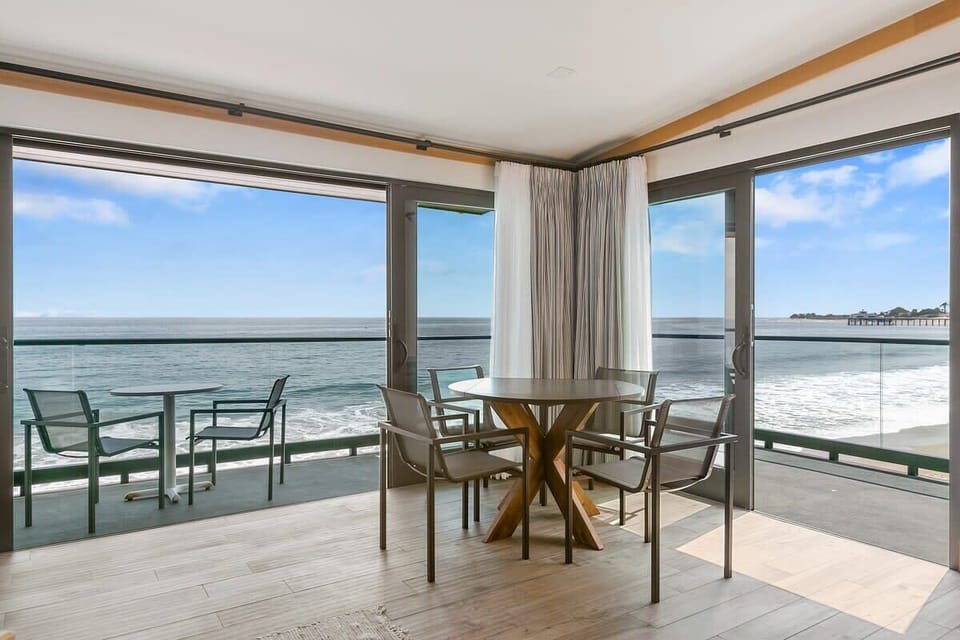 Dine indoor or outdoors in your own private suite