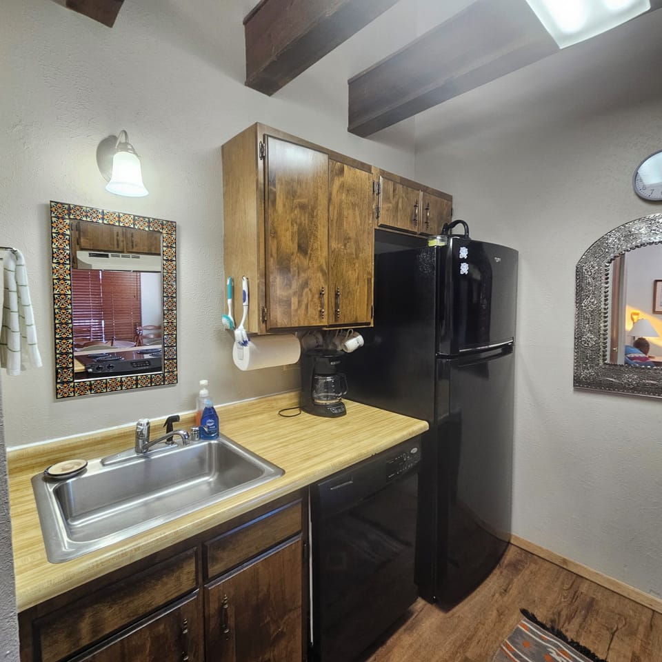 New refrigerator and microwave
