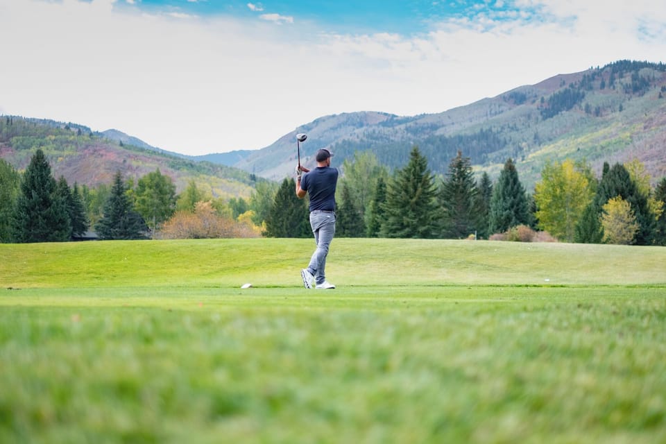 Play a round of golf in the mountains!