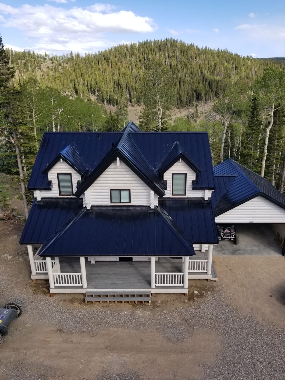 Ariel view of front