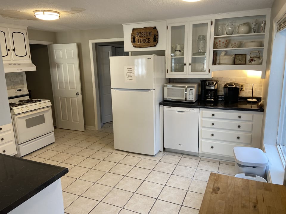 Main Floor Kitchen,Coffee bar.
You will find everything you need to cook with