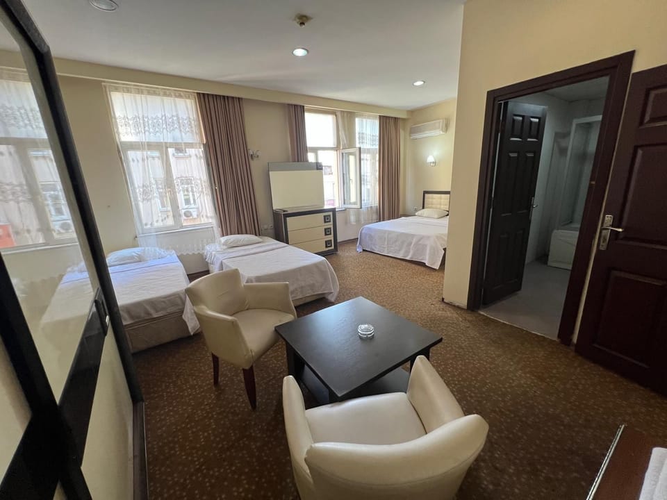 LED TV, heated floors