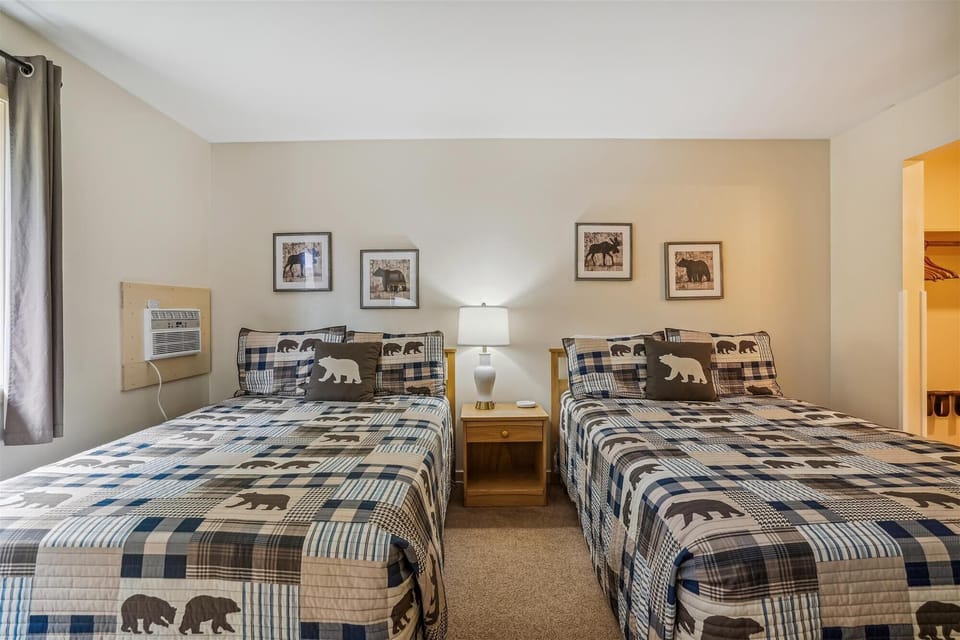 Double beds.