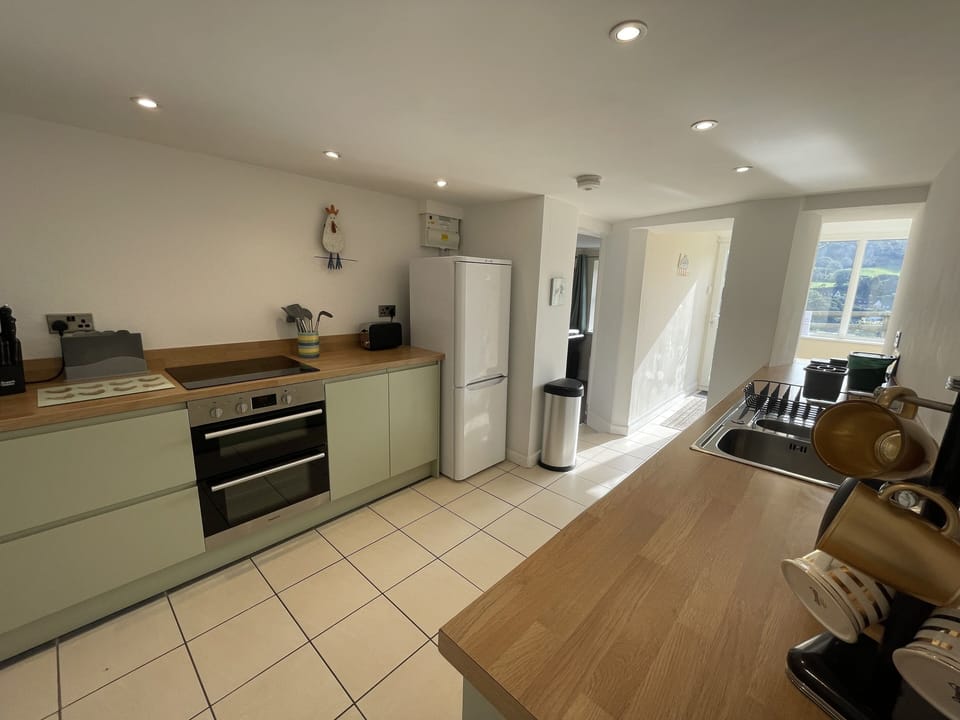 Kitchen looking through to dining area