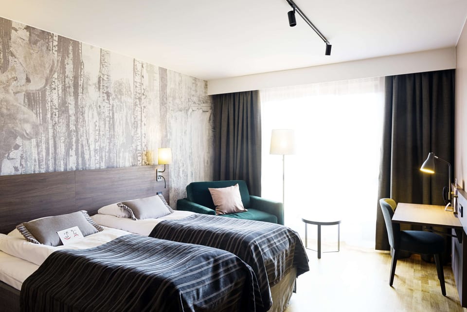 Desk, iron/ironing board, free WiFi, bed sheets