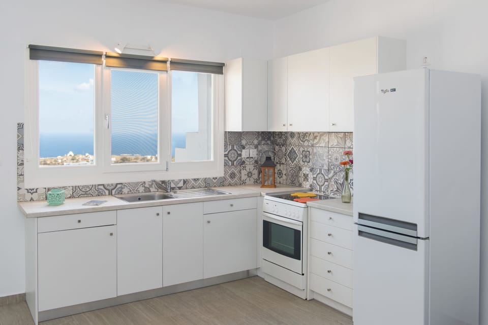 Apartment, 2 Bedrooms, Sea View | Private kitchen | Fridge, espresso maker, coffee/tea maker, electric kettle