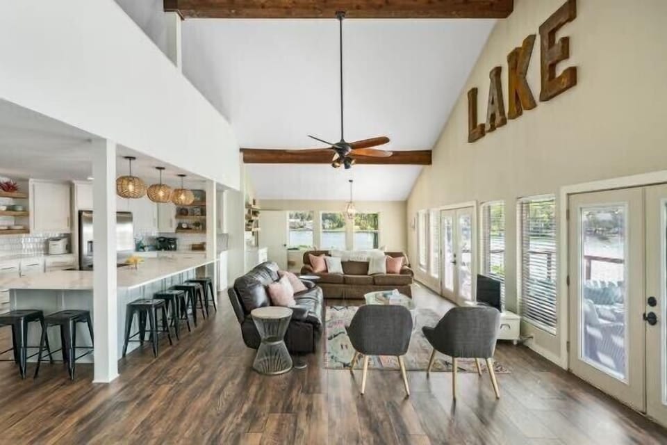 Spacious living room with breath taking views!